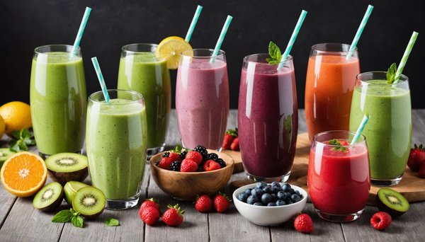 Recettes de smoothies diététiques pour un petit-déjeuner sain